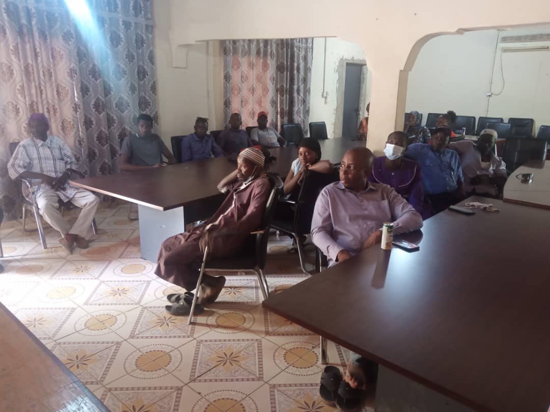 Bwiam Hospital staff audience